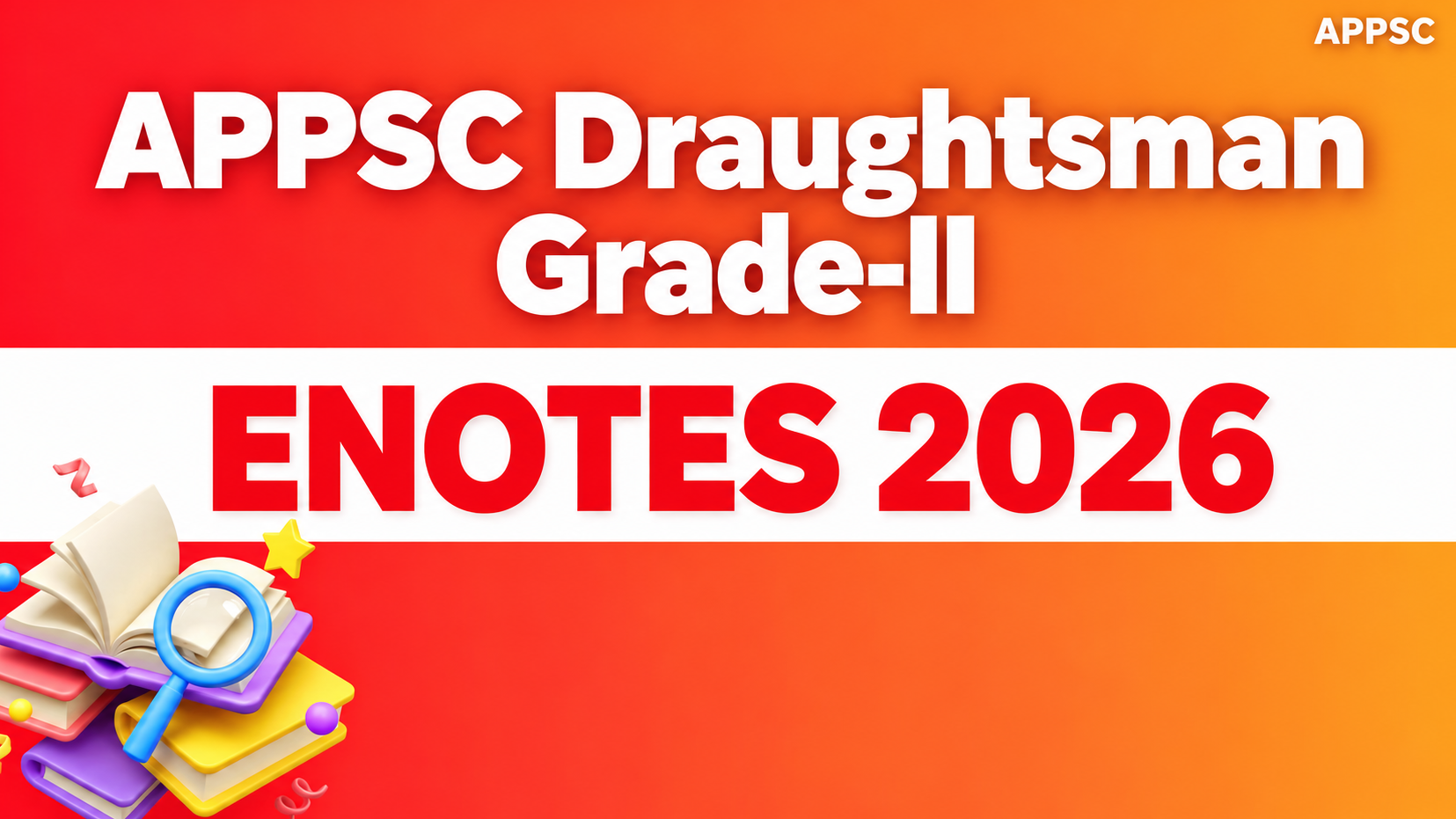 APPSC Draughtsman Grade-II | ENotes 2026